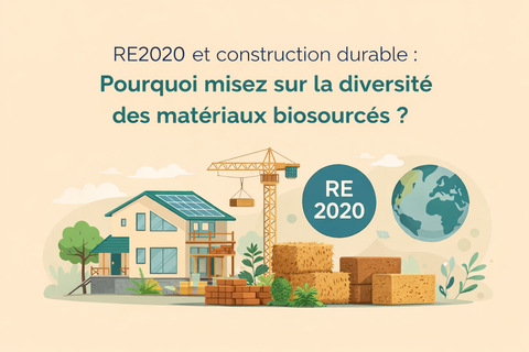 RE2020 et construction durable : Pourquoi misez sur la diversité des matériaux biosourcés ?