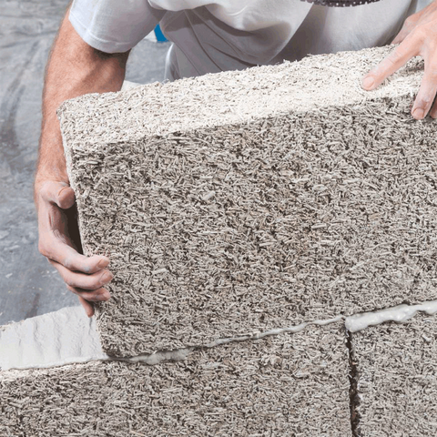 Bloc de chanvre isolant autoportant - IsoHemp